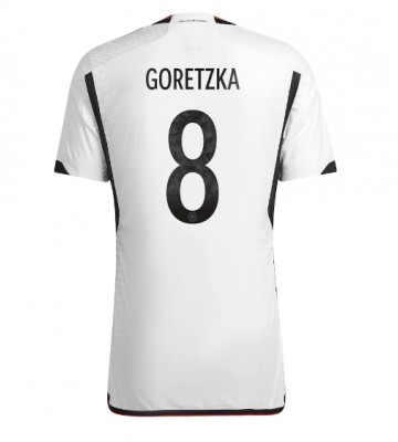 Maillot de foot Allemagne Leon Goretzka #8 Domicile Monde 2022 Manches Courte